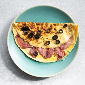 Omlet z pieczarkami