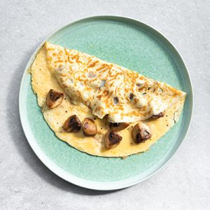 Omlet z pieczarkami