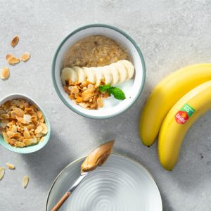 Owsianka orzechowo-bananowa